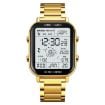 SKMEI 1888 Gold Stainless Steel Waterproof Sports Digital Watch - 1