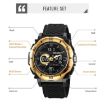 SKMEI 2098 Men's Waterproof Digital Watch with Thermometer - Black - 3