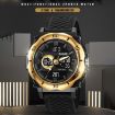 SKMEI 2098 Men's Waterproof Digital Watch with Thermometer - Black - 4