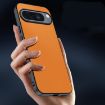 Ultra-thin Orange Leather Case for Google Pixel 10/10 Pro - 4