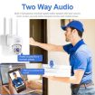 ESCAM TV114 4MP WiFi Camera with Two-Way Voice & Night Vision - 4