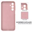 Samsung Galaxy A16 5G Pink Silicone Dropproof Full Coverage Case - 6