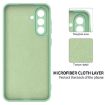 Samsung Galaxy A36 Green Silicone Dropproof Full Coverage Case - 6