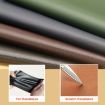 Dark Brown Self Adhesive Leather Patch for Sofa & Car Seat Repair - 5