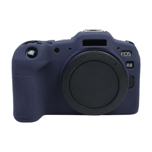 Canon EOS R8 Dark Blue Silicone Protective Case - 1