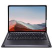 Surface Pro 9 Tree Texture Leather Case with Bluetooth Keyboard (Black) - 4