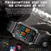 CF26 1.57" BT5.2 Smart Bracelet with Sleep Detection, Silver Strap - 4