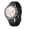 V66 1.28" BT5.0 Smart Watch, Heart Rate & Sleep Detect, Black Strap - 2