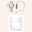 V66 1.28" BT5.0 Smart Watch, Heart Rate/Sleep, Silicone Gold Strap - 3