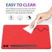 Samsung Galaxy Tab S9+ Red Liquid Silicone Shockproof Case - 3