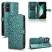 Infinix GT 30 Pro Leather Phone Case, Honeycomb Dot, Green - 1