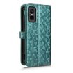 Infinix GT 30 Pro Leather Phone Case, Honeycomb Dot, Green - 3