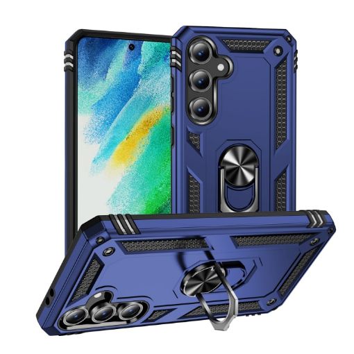 Samsung Galaxy S24 FE 5G Shockproof Blue TPU + PC Case - 1