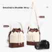 Cwatcun D100 Waterproof Canvas Camera Bag, 22x12x31cm (Beige) - 4