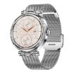 CF32 Lady Smart Watch, Steel Band, 100+ Sports Modes, Silver - 1