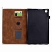 Samsung Galaxy Tab A7 10.4 2020 TPU Leather Case (Brown) - 4