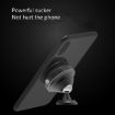 360 Rotating Car Air Vent Phone Holder - Silver Exhaust Suction Cup - 3