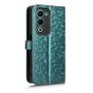 OPPO A5 5G/4G Green Honeycomb Leather Phone Case - 3