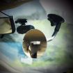 Adjustable 360 Windshield Blind Spot Mirror with Suction Cup - 1