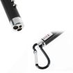 Mini LED Flashlight Keychain with Money Detecting Feature 2pcs (Black) - 4