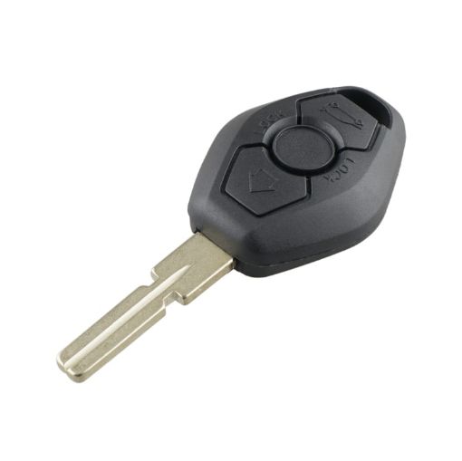 BMW 1/3/5/6/7 Series & X3/X5/Z3/Z4 Key Case, HU58 Blade, No Battery - 1