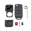 Mercedes-Benz 2 Button Car Key Case with Foldable Blade Replacement - 6