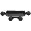 HAMTOD Silver Telescopic Invisible Car Phone Mount Holder - 2
