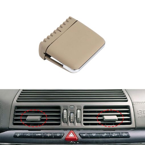 Mercedes S-Class W220 Air Conditioning Exhaust Switch Paddle Beige - 1