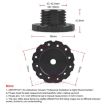 Thrustmaster TXT300 T500TS Steering Wheel Connection Adapter (Red) - 4