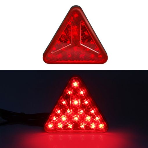 Bicycle/Mountain Bike Y Triangle Red LED Tail Light - 1