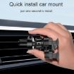 Red Six-Claw Gravity Phone Holder Bracket for Car Air Outlet - 6