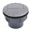 60mm Grey AC Air Outlet Vent for RV Bus Boat Yacht Auto Replacement - 2