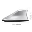 Silver Universal Shark Fin Car Antenna Aerial Radio Signal - 3
