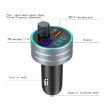 C1 Car Charger MP3 Player Bluetooth FM Transmitter Dual USB (Black) - 3