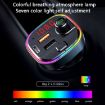 C13 Dual USB PD Car Charger & Bluetooth FM Transmitter with Light - 5
