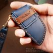 Blue Cowhide Leather Key Cover for Old BMW - Hallmo - 5