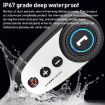 K10 Bluetooth Helmet Headset with Carbon Fiber Hidden Mic - 6