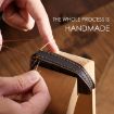 Hallmo Brown Leather Key Case for Hyundai 5-Button Key - 6