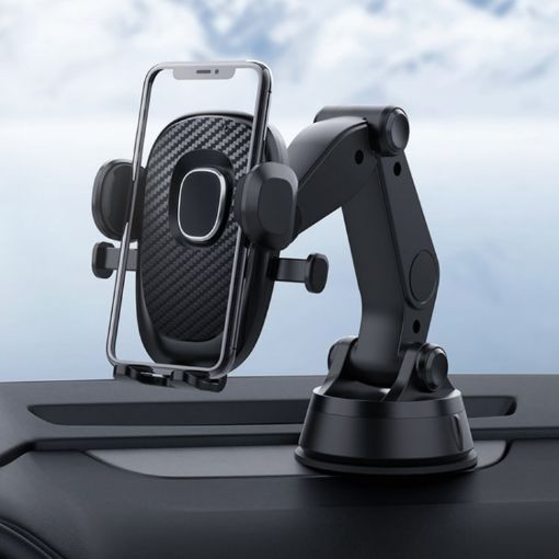 360 Rotating Suction Cup Phone Holder for Cars - 1