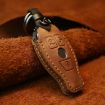 Mercedes-Benz Leather Key Cover for Old Style Cars (Brown) - 2