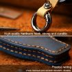 Mercedes-Benz Leather Key Cover for Old Style Cars (Brown) - 3