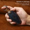 Mercedes-Benz Leather Key Cover for Old Style Cars (Brown) - 4