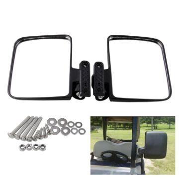 Rear View Side Mirror for Golf Carts - 1