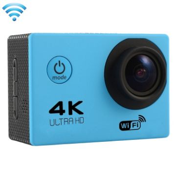 F60 2" WiFi Sport Action Camera with Waterproof Case, 170 Angle, 64GB Support - 1
