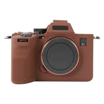 Sony Alpha 7R V Silicone Protective Case - Coffee, ILCE-7RM5 - 1