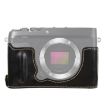 FUJIFILM XE4 PU Leather Camera Half Case 1/4" Thread (Black) - 1