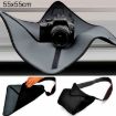 Shockproof Neoprene Camera Lens Wrap Blanket 55x55cm for Canon/Nikon/Sony - 1