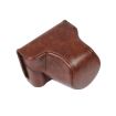 PU Leather Full Body Camera Case for FUJIFILM X-A7/X-A20 (Coffee) - 1