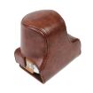 PU Leather Full Body Camera Case for FUJIFILM X-A7/X-A20 (Coffee) - 3