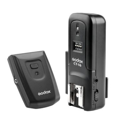 Godox CT-16 Flash Trigger & Receiver Set - Black - 1